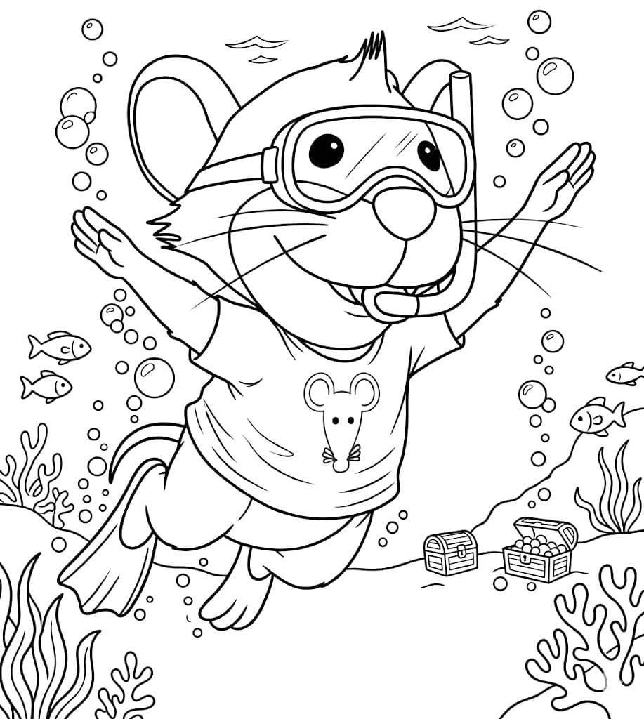 Kolorowanka Tupcio Chrupcio dla dzieci