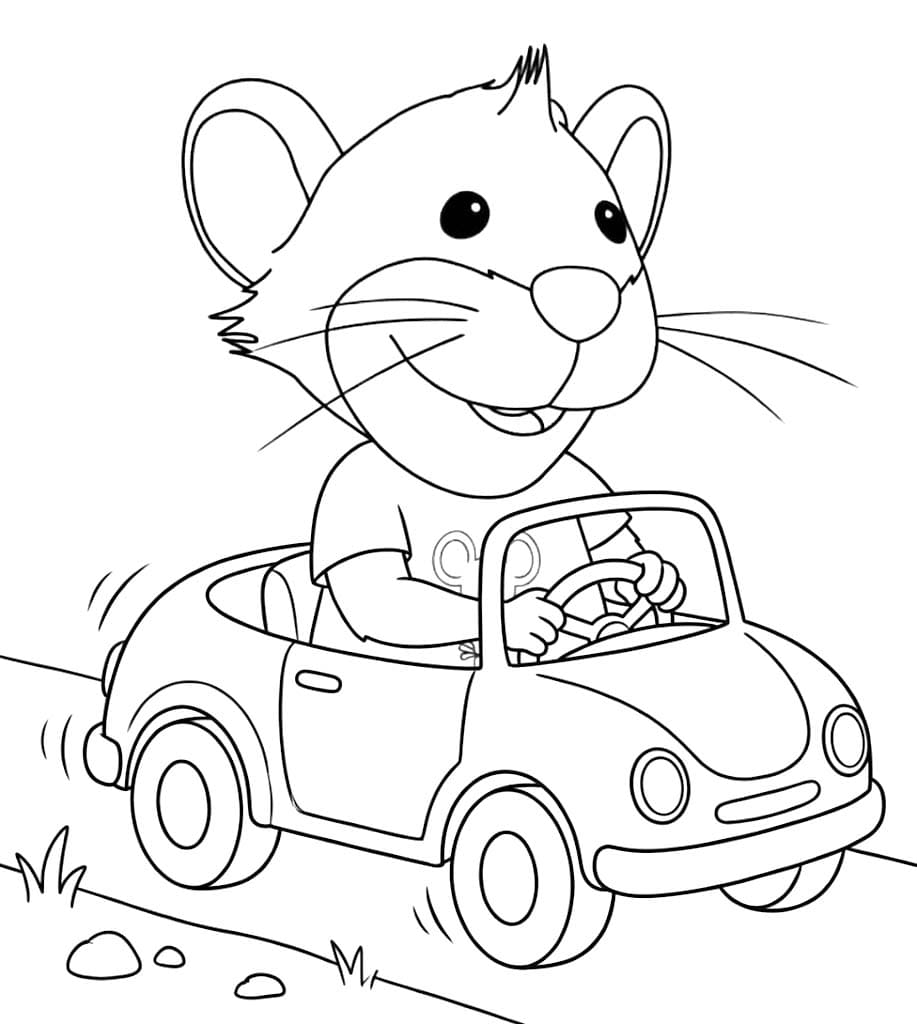 Kolorowanka Tupcio Chrupcio wydruku dla dzieci