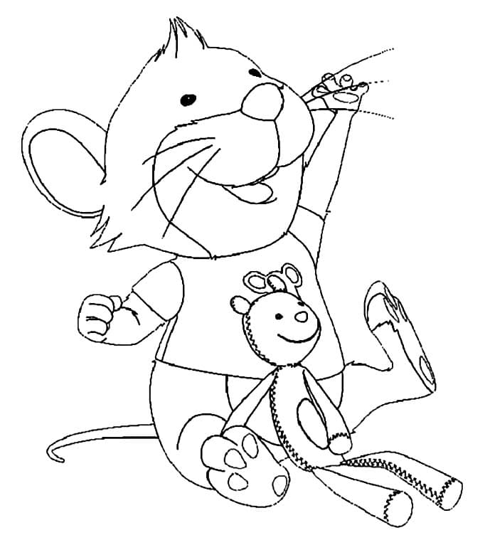 Kolorowanka Tupcio Chrupcio wydruku łatwy