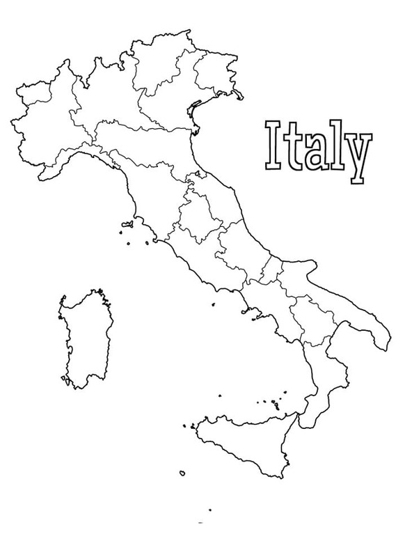 Kolorowanka Włochy bezpłatny dla dzieci