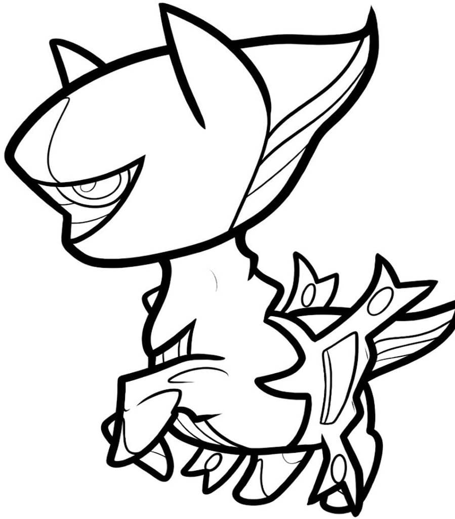 Kolorowanka Arceus wydruku podstawowy