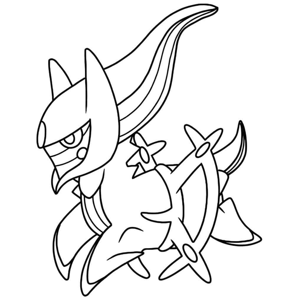 Kolorowanka Arceus wydruku
