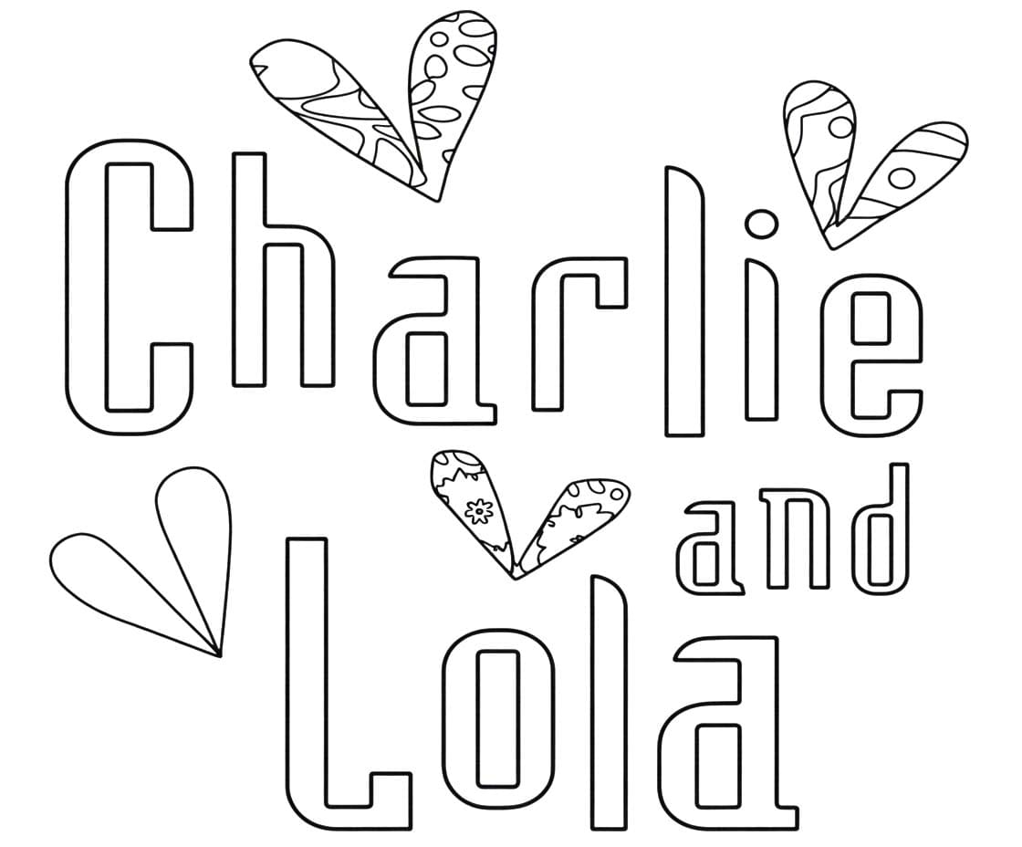 Kolorowanki Charlie i Lola