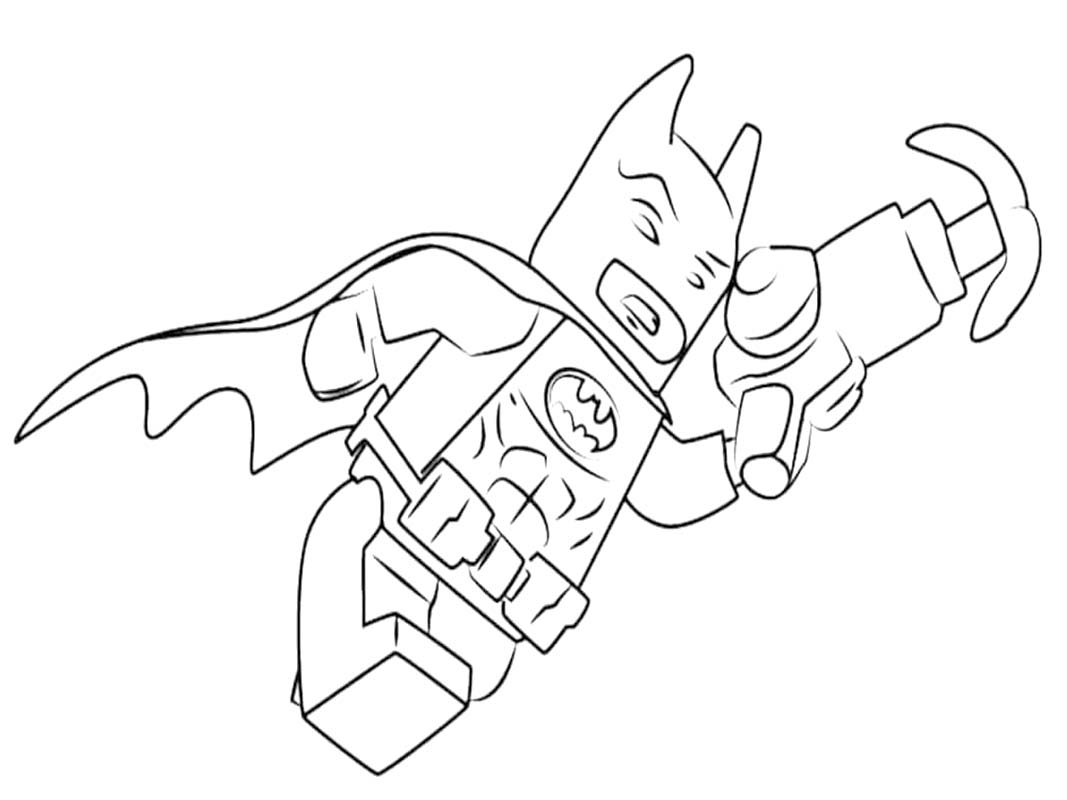 Kolorowanka Lego Batman bezpłatny łatwy