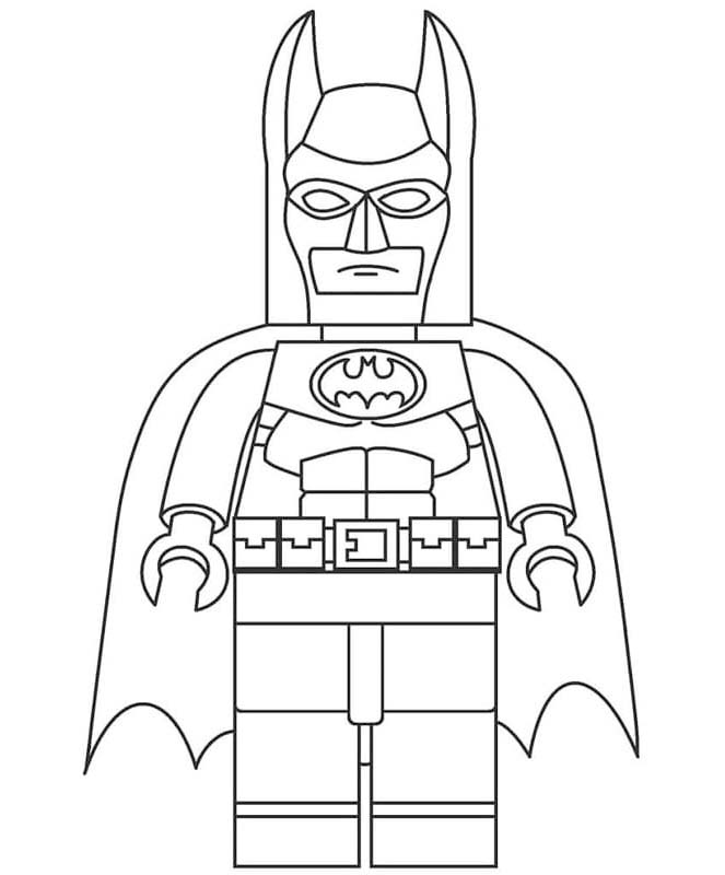 Kolorowanka Lego Batman bezpłatny podstawowy