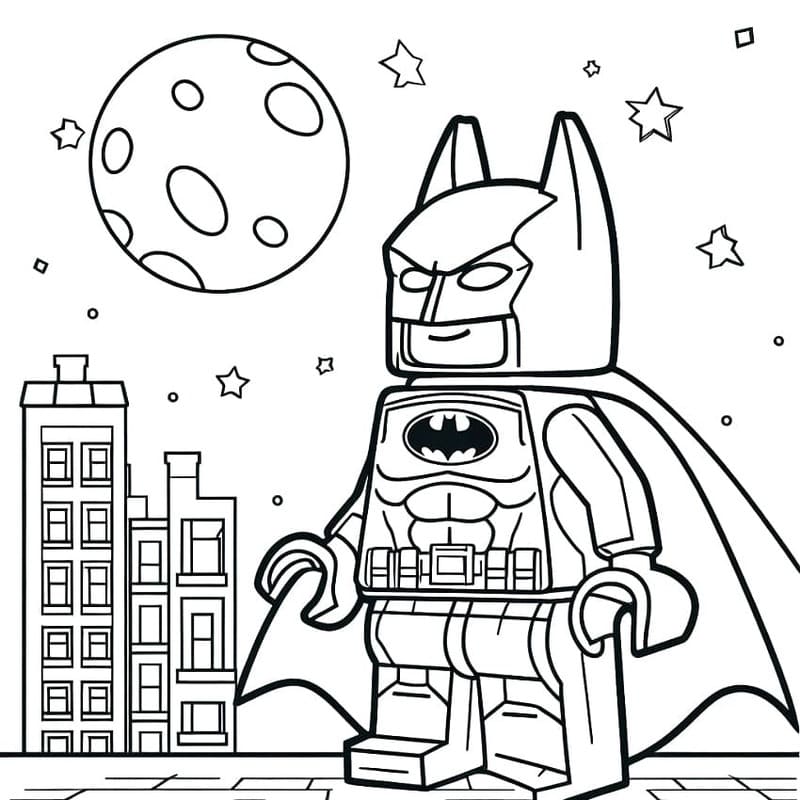 Kolorowanka Lego Batman dla dzieci