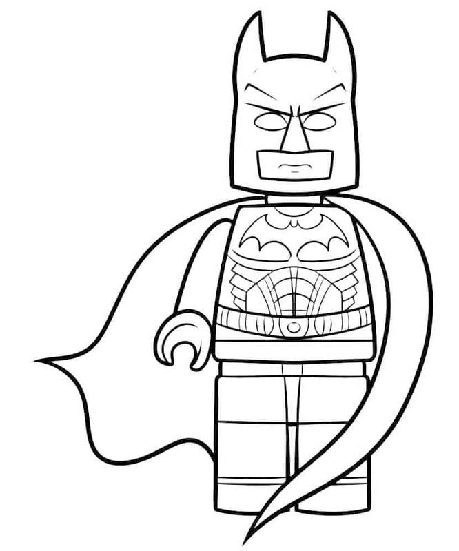 Kolorowanka Lego Batman wydruku łatwy