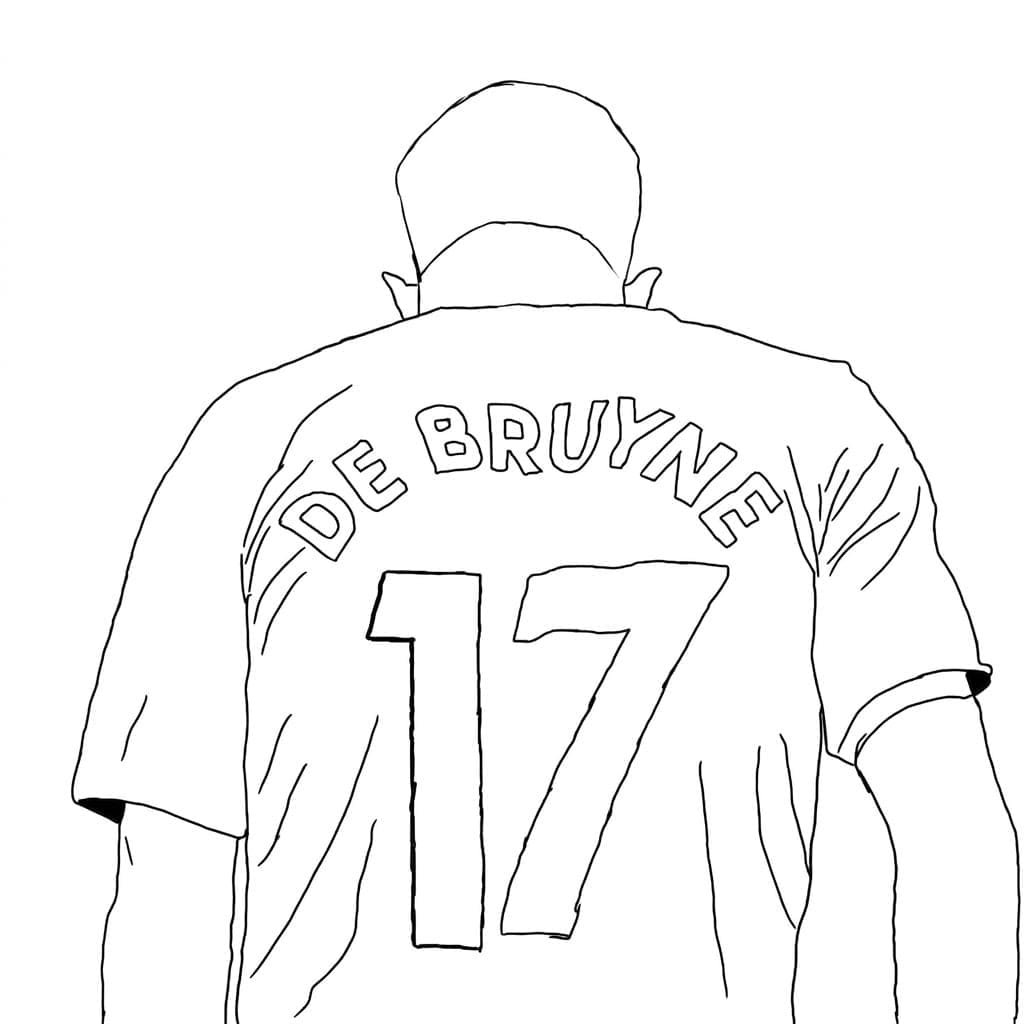 Kolorowanki Kevin De Bruyne