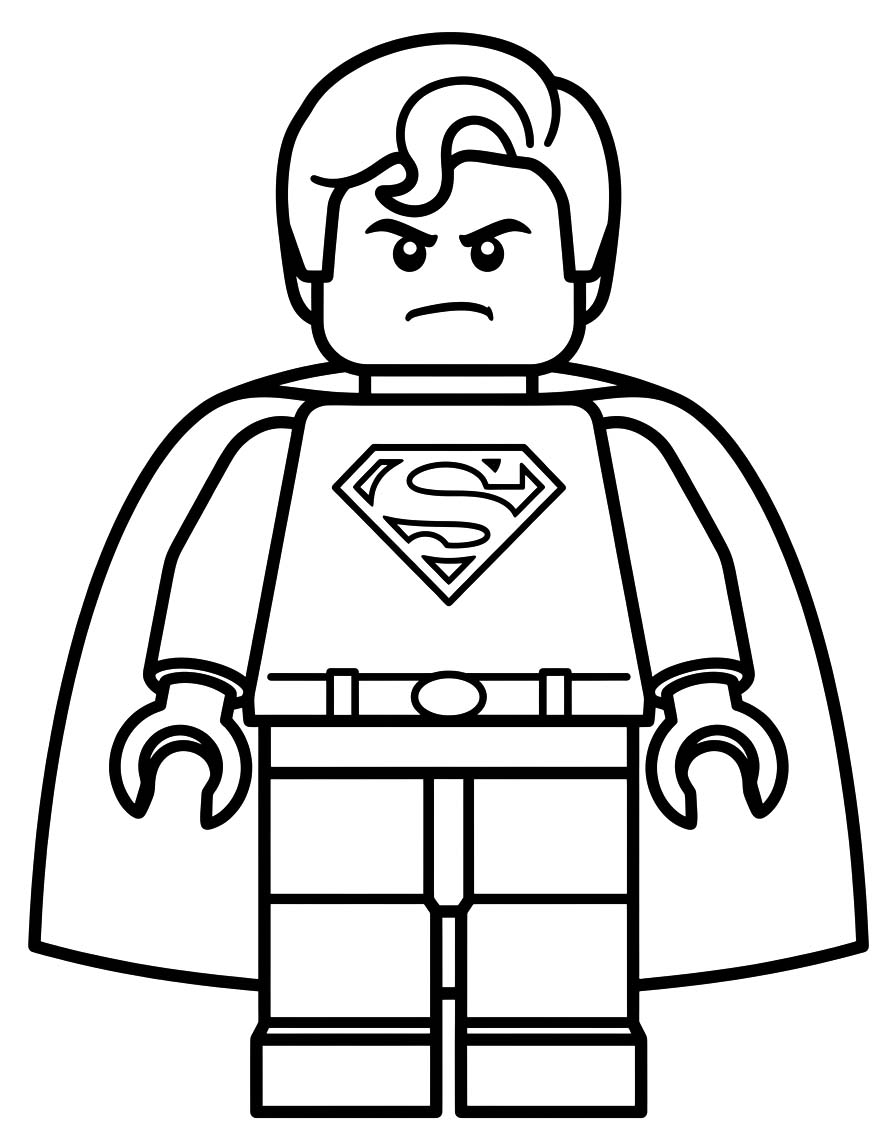 Kolorowanki Lego Superman