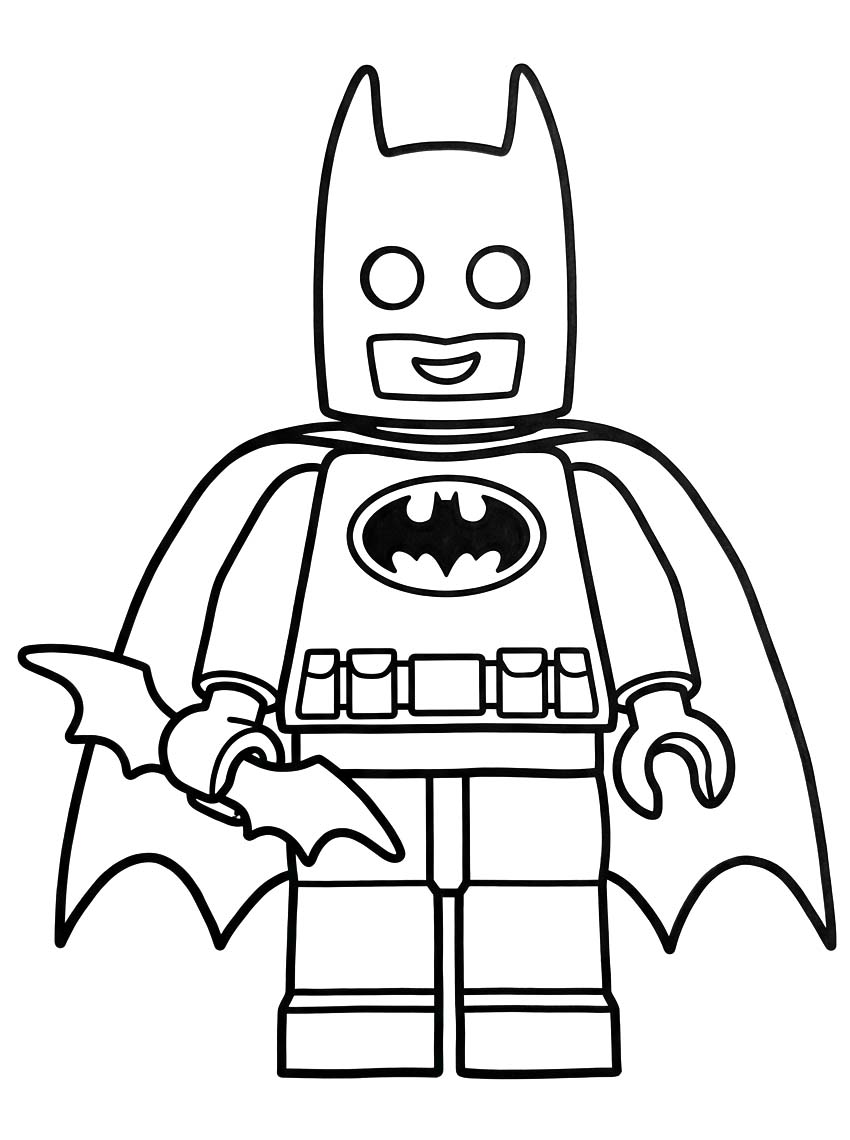 Kolorowanka Obraz Lego Batman do druku