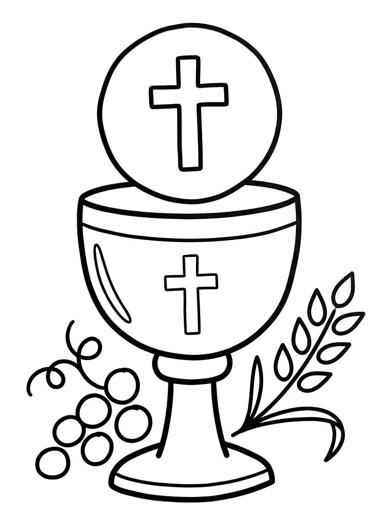 Kolorowanka Corpus Christi bezpłatny prosty