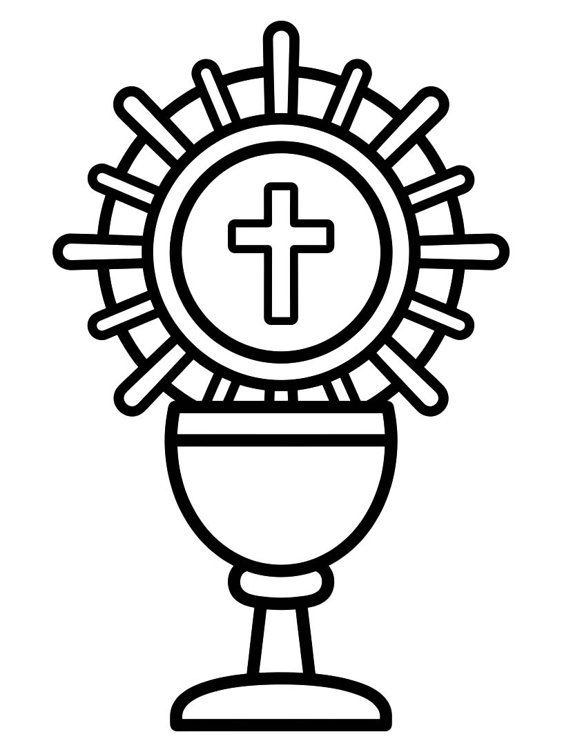 Kolorowanka Corpus Christi bezpłatny