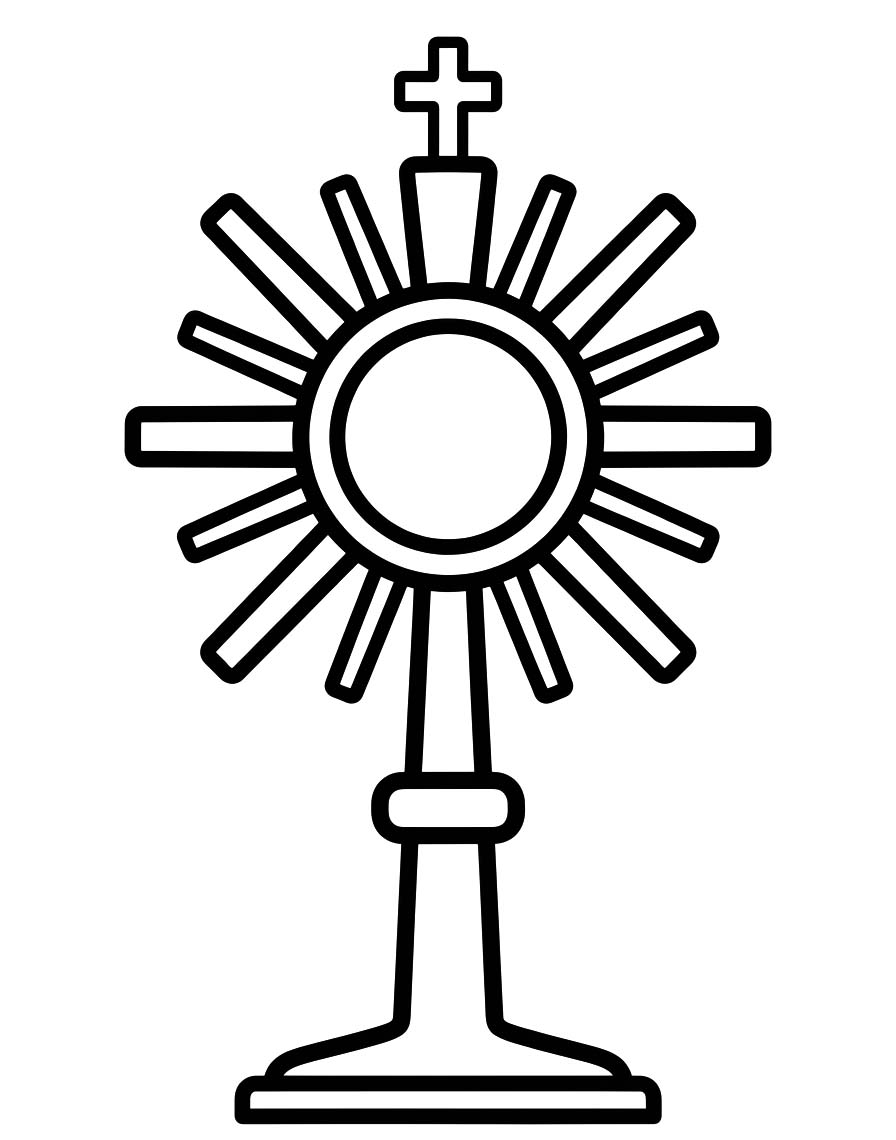 Kolorowanka Corpus Christi dla dzieci