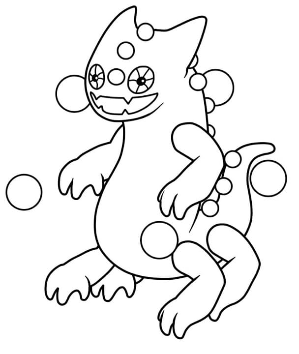 Kolorowanka My Singing Monsters bezpłatny