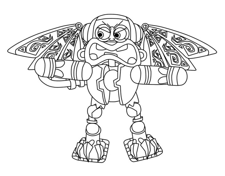 Kolorowanka My Singing Monsters wydruku prosty