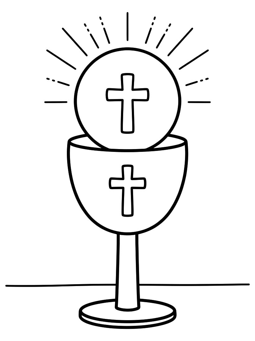 Kolorowanka Narysuj Corpus Christi