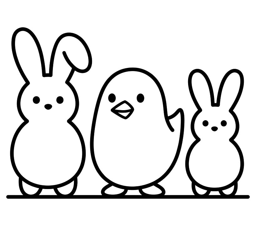 Kolorowanki Marshmallow Peeps