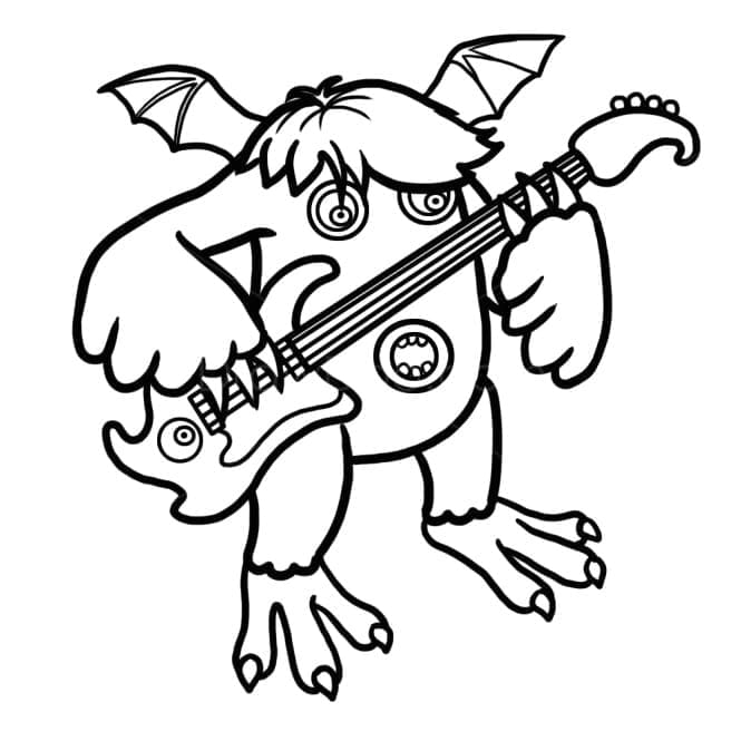 Kolorowanka Narysuj My Singing Monsters