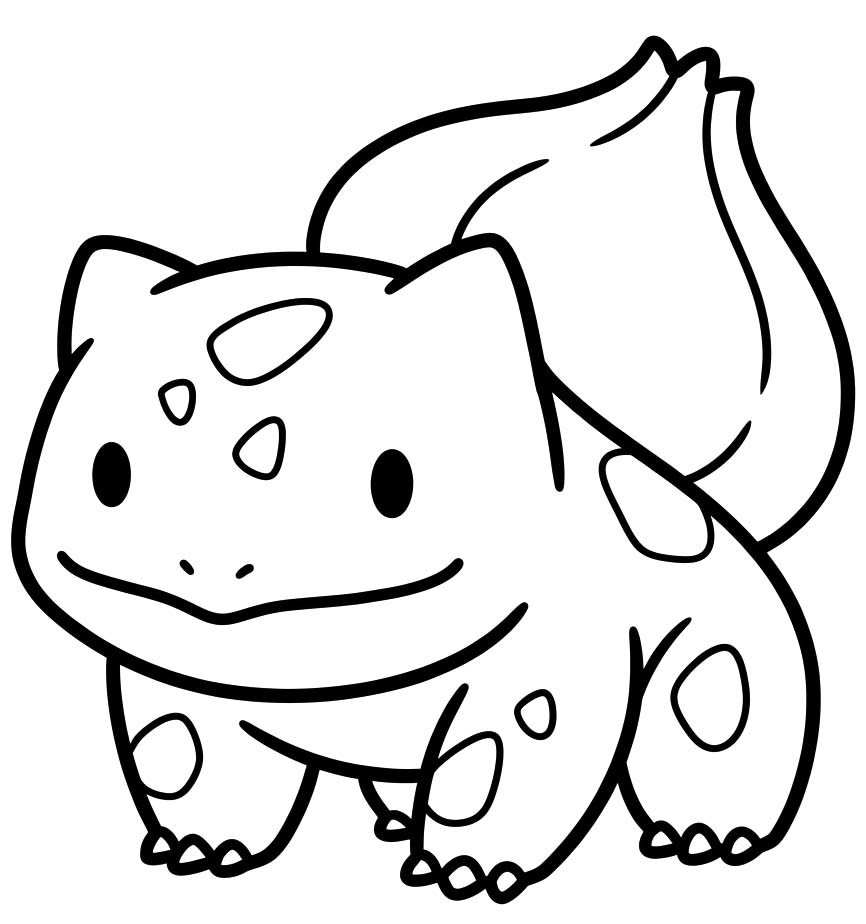 Kolorowanka Bulbasaur bezpłatny dla dzieci