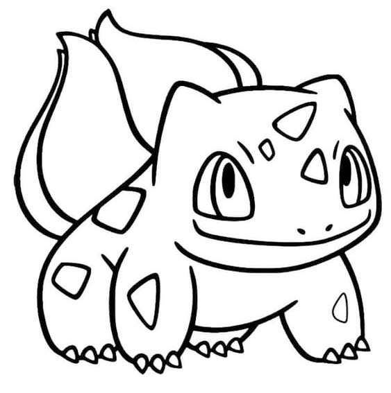 Kolorowanka Bulbasaur bezpłatny łatwy