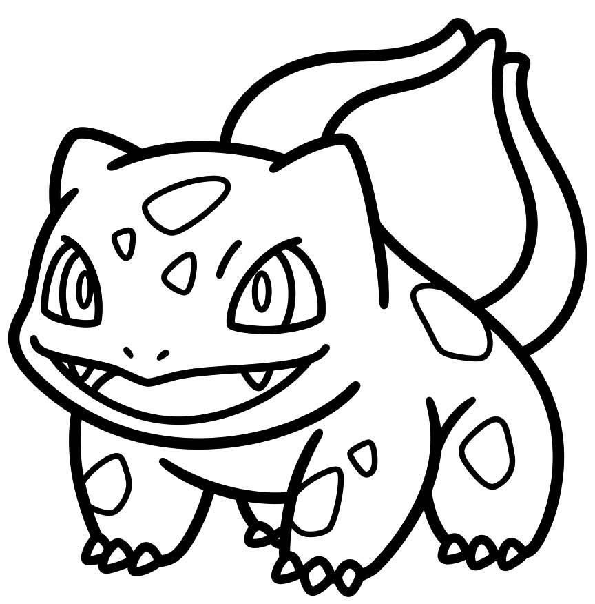 Kolorowanka Bulbasaur bezpłatny