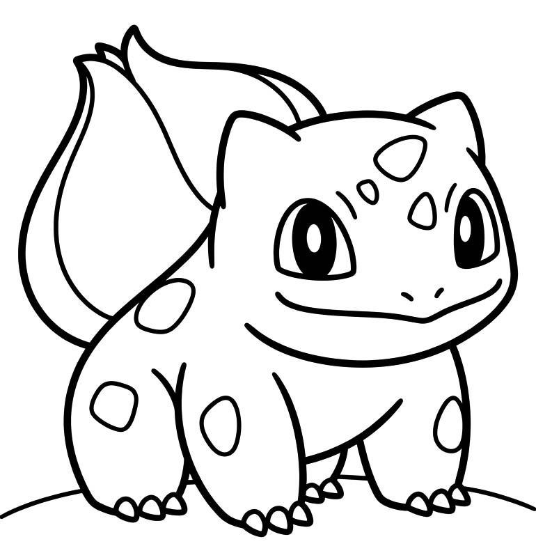 Kolorowanka Bulbasaur wydruku