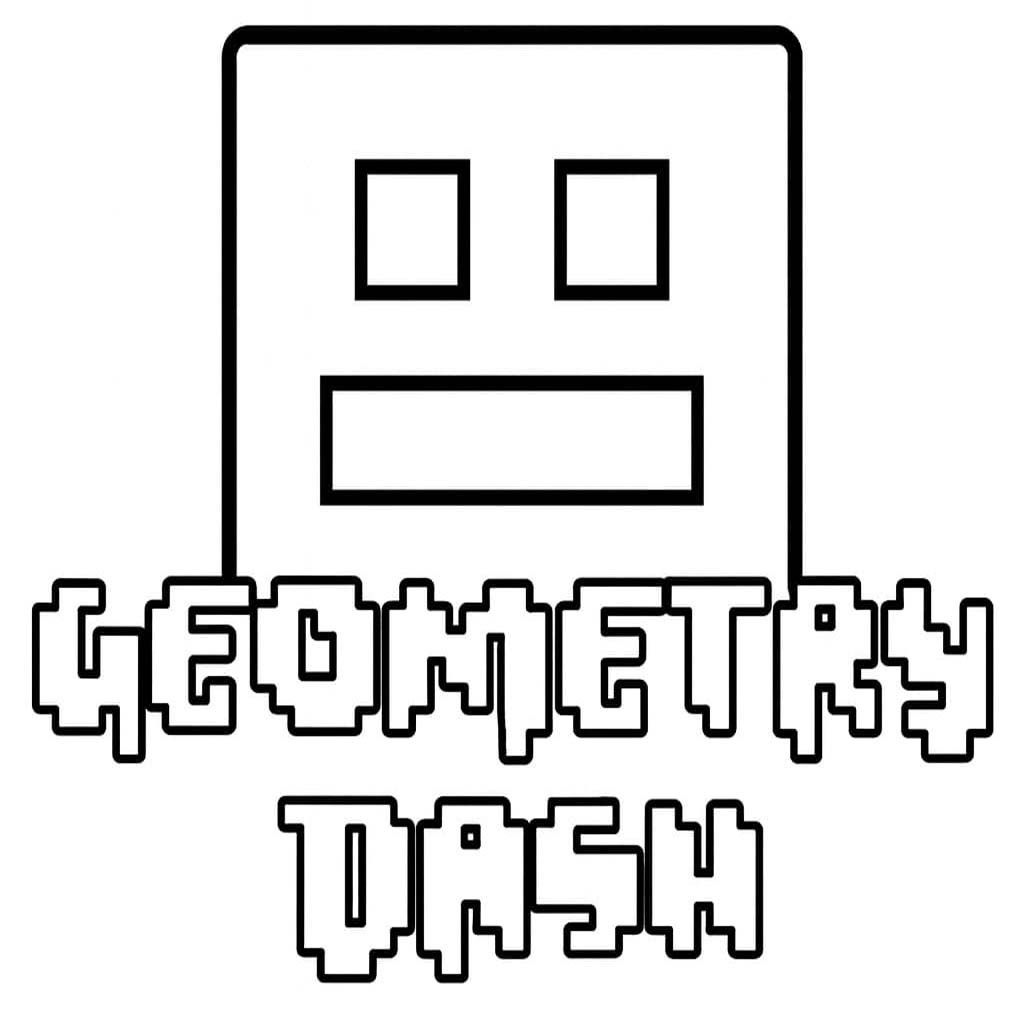 Kolorowanki Geometry Dash
