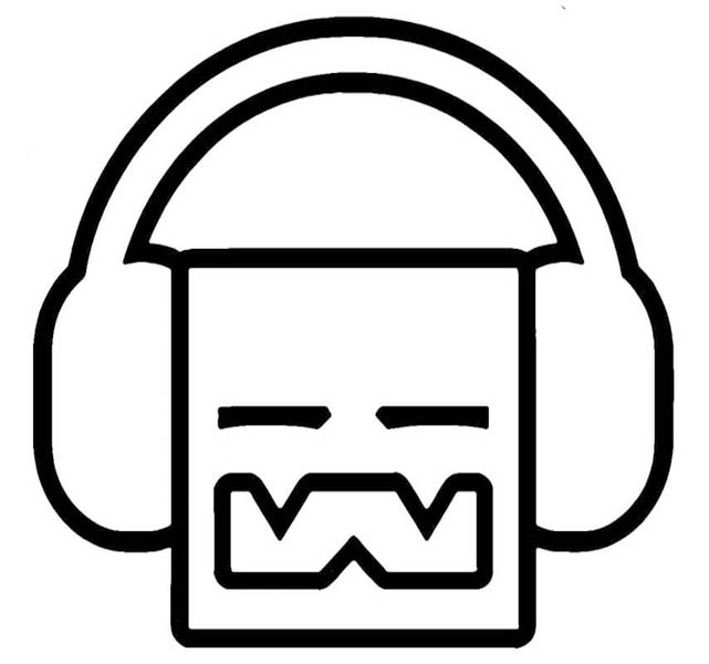 Kolorowanka Geometry Dash wydruku