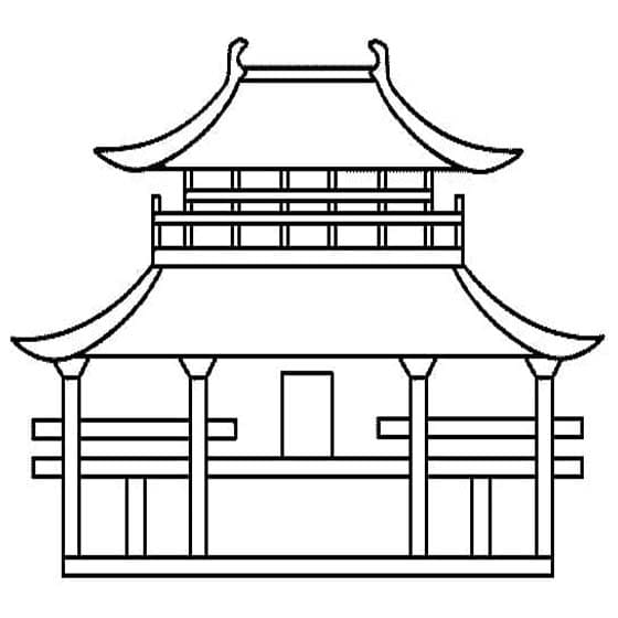 Kolorowanka Japonia bezpłatny wydruku