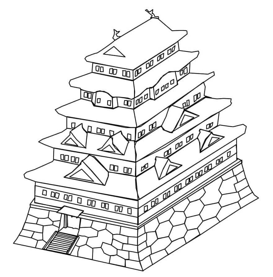Kolorowanka Japonia wydruku podstawowy