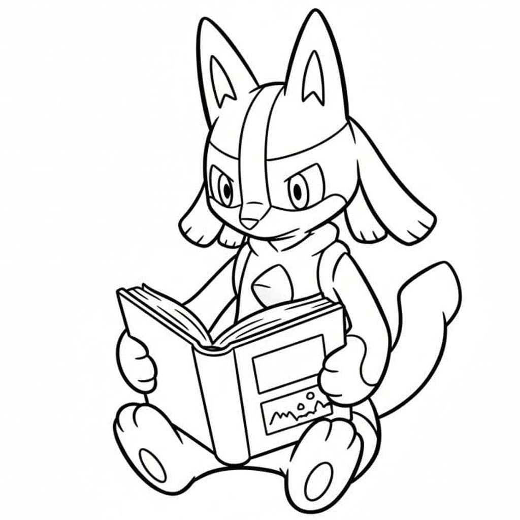Kolorowanka Lucario bezpłatny