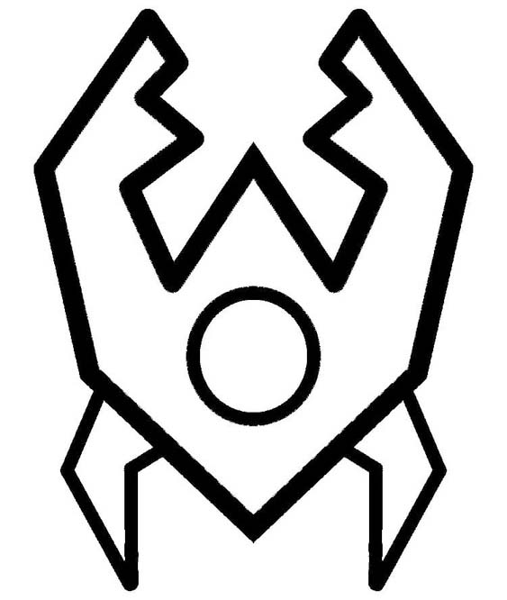Kolorowanka Narysuj Geometry Dash bezpłatny prosty