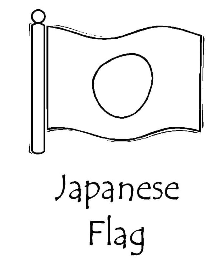 Kolorowanka Narysuj Japonia bezpłatny dla dzieci