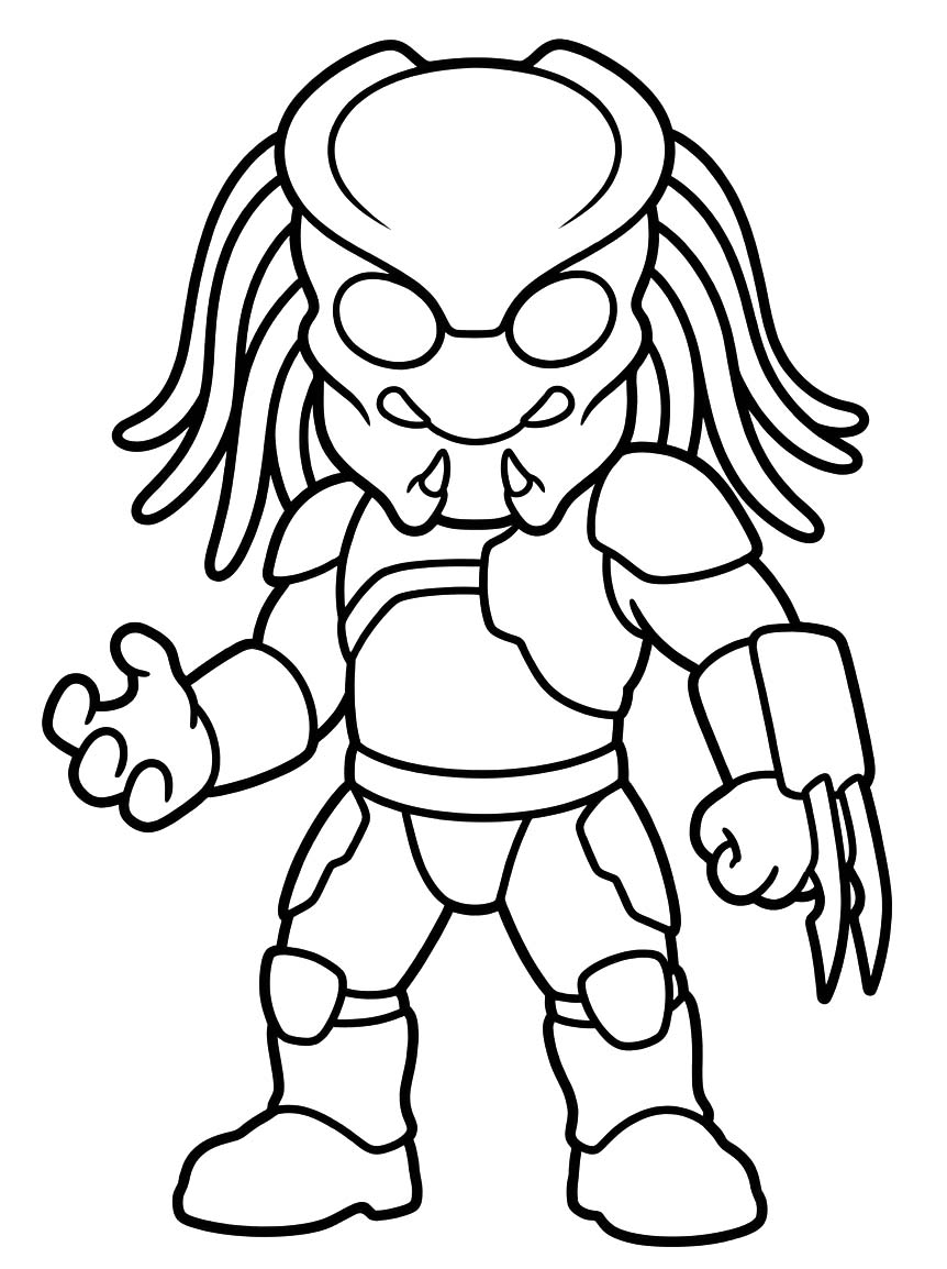 Kolorowanki Predator