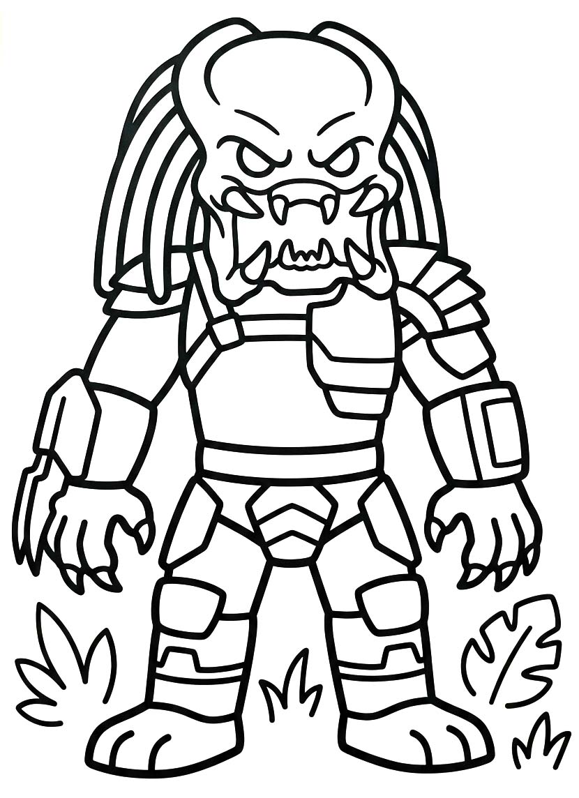 Kolorowanka Predator bezpłatny
