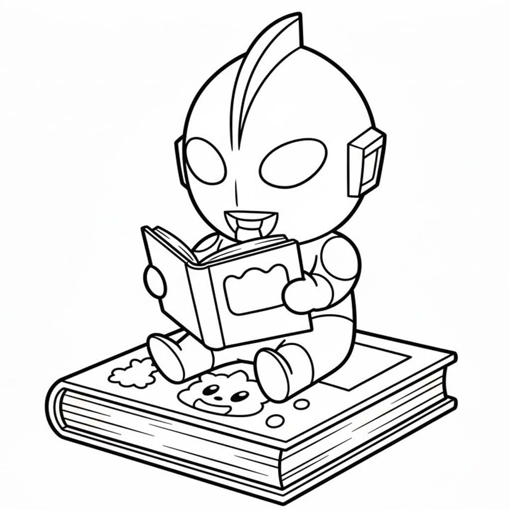 Kolorowanka Ultraman bezpłatny