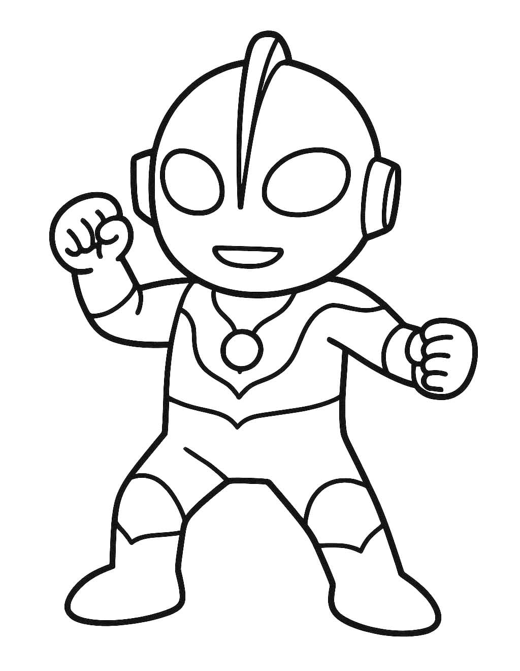 Kolorowanka Ultraman wydruku