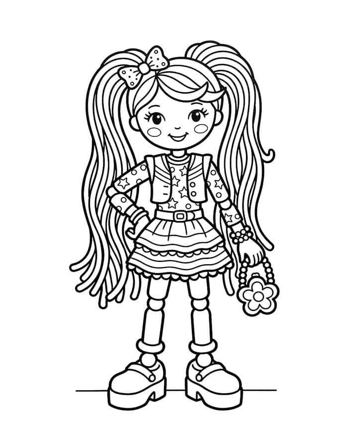 Kolorowanka Betty Spaghetty bezpłatny podstawowy