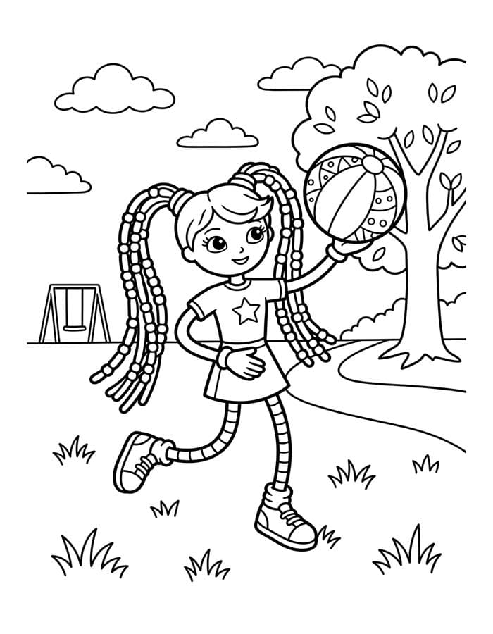 Kolorowanka Betty Spaghetty bezpłatny wydruku łatwy