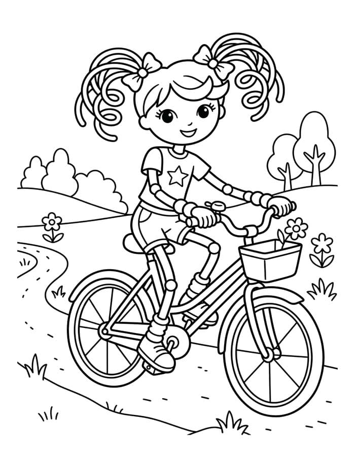 Kolorowanka Betty Spaghetty bezpłatny wydruku