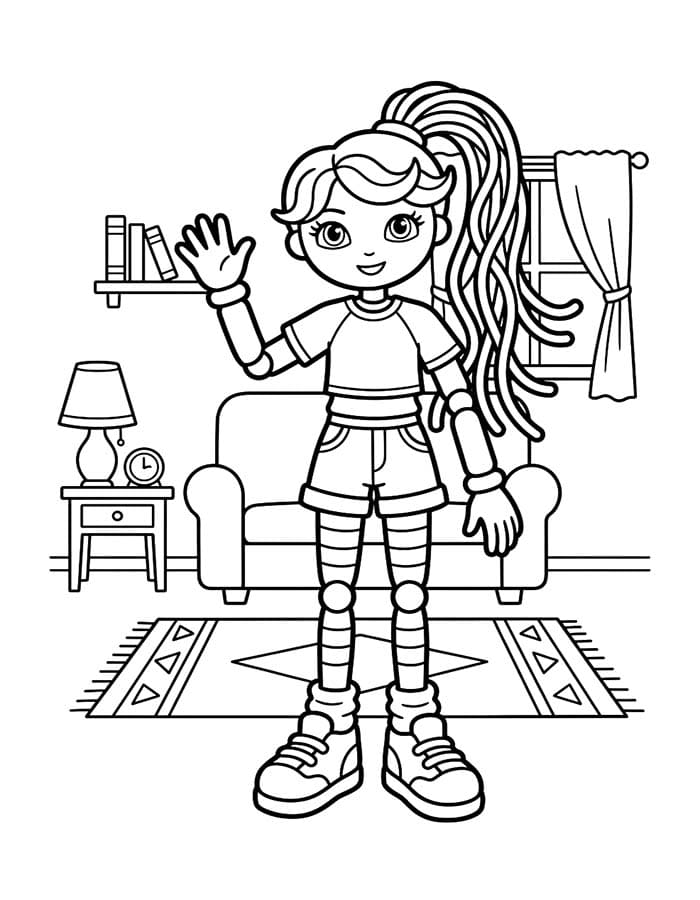 Kolorowanka Betty Spaghetty dla dzieci