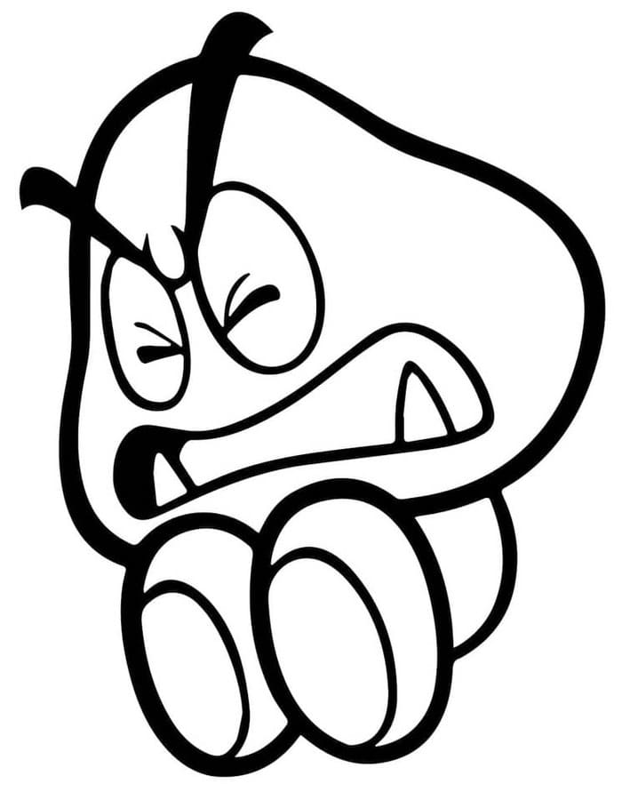 Kolorowanka Goomba wydruku