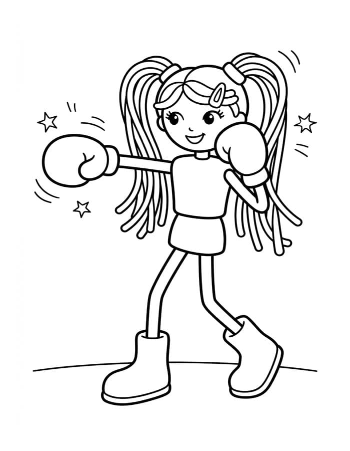Kolorowanka Narysuj Betty Spaghetty wydruku prosty
