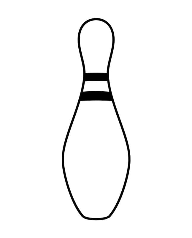 Kolorowanka Narysuj Kręgle dla dzieci
