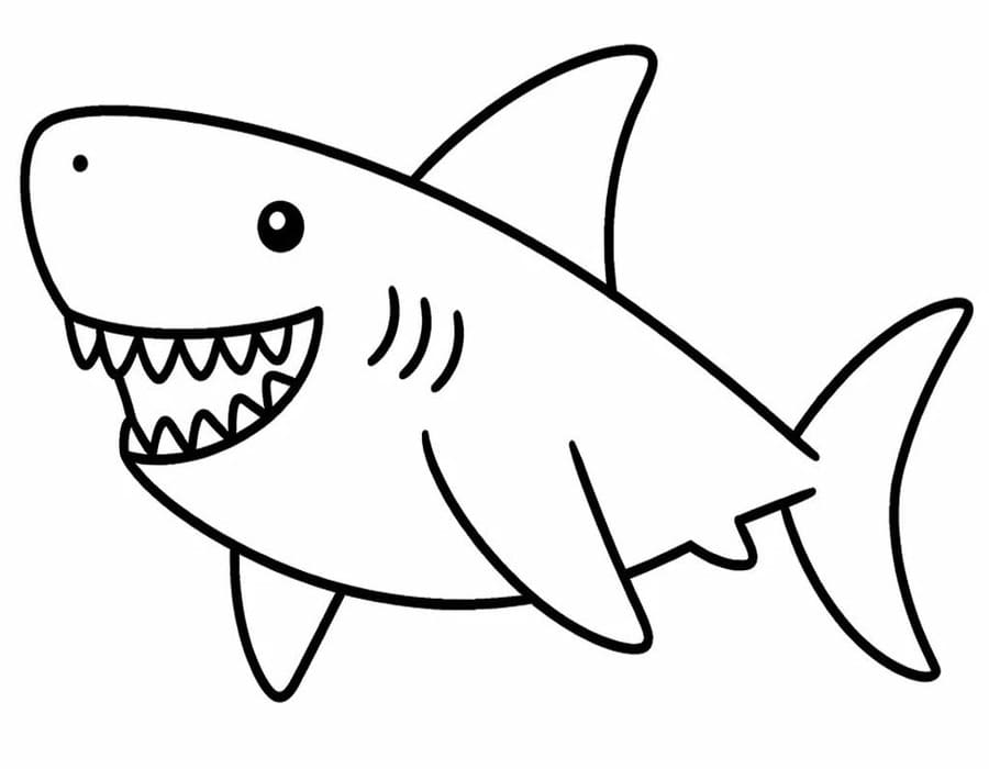 Kolorowanki Megalodon