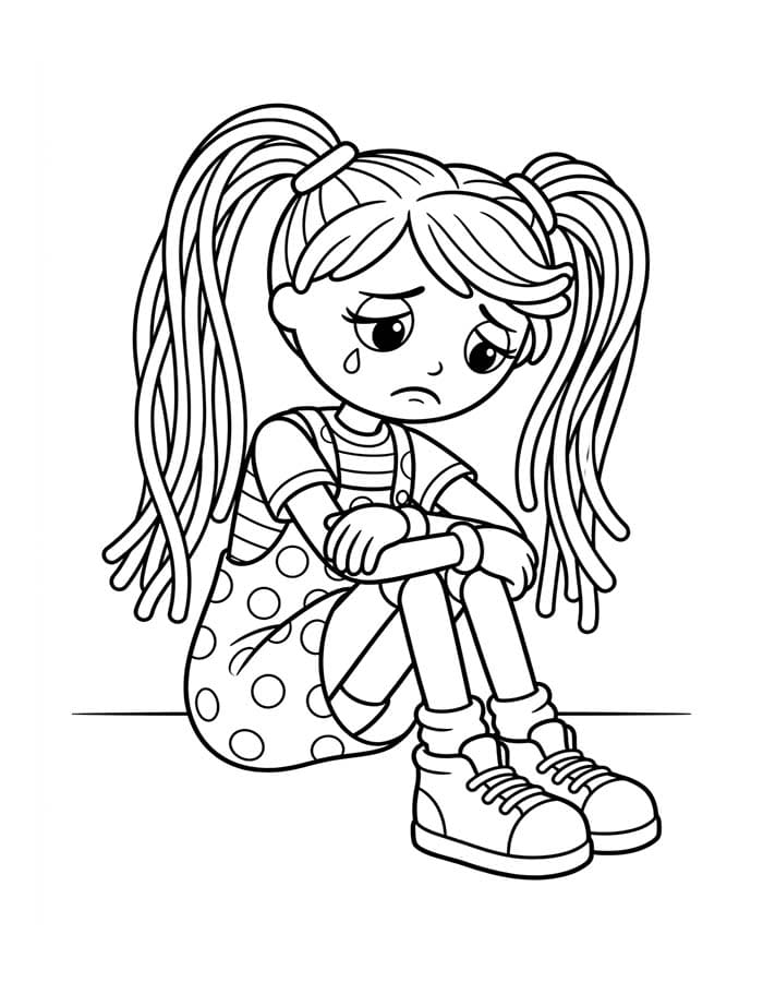 Kolorowanka Obraz Betty Spaghetty bezpłatny wydruku