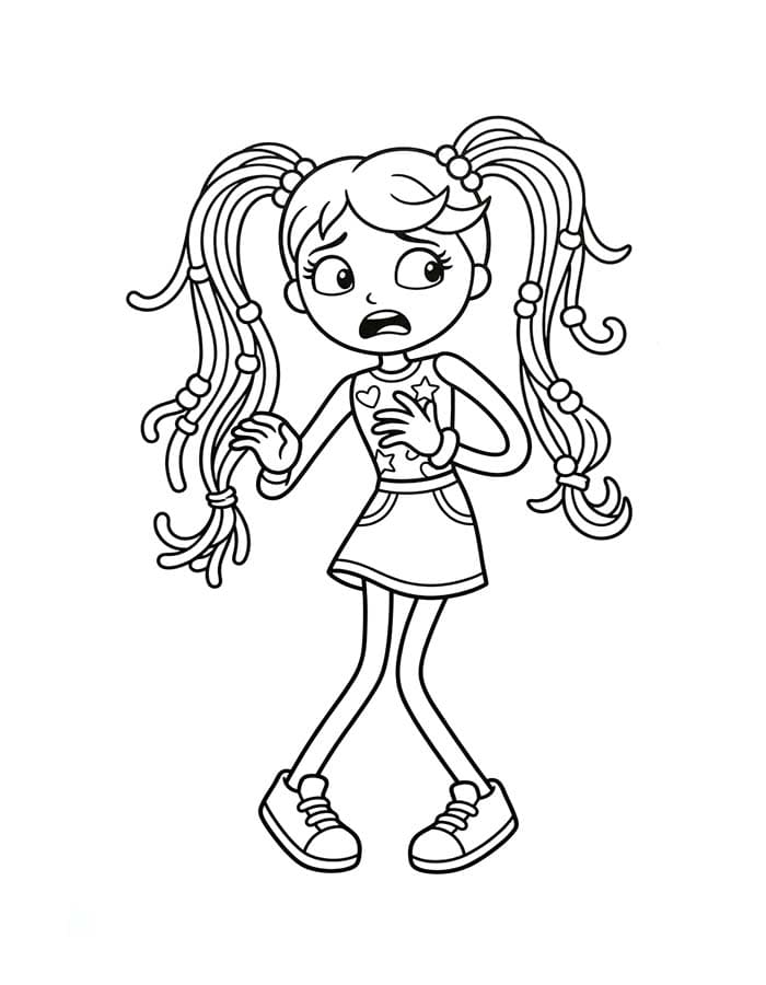 Kolorowanki Betty Spaghetty