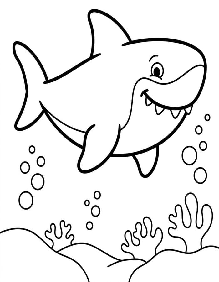 Kolorowanka Obraz Megalodon