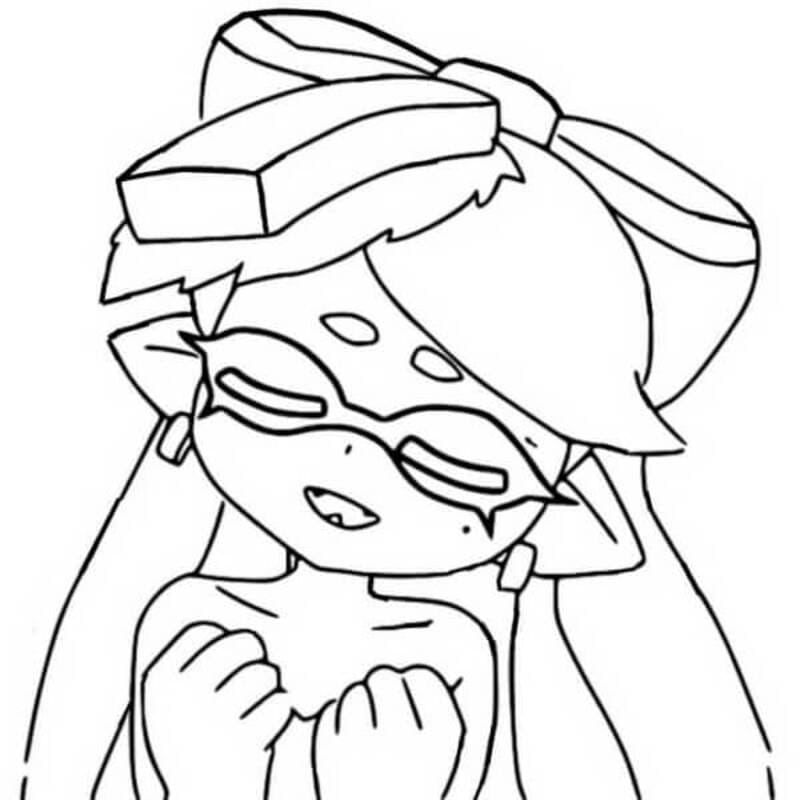 Kolorowanka Obraz Splatoon bezpłatny wydruku