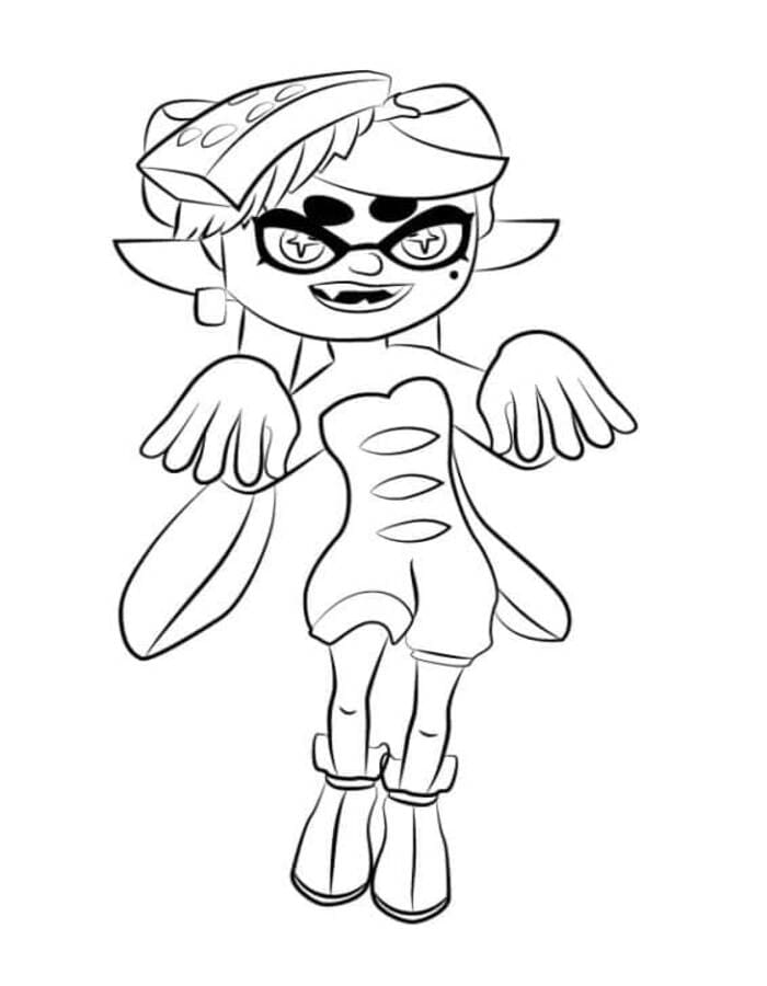 Kolorowanka Splatoon dla dzieci